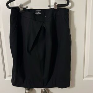 Black Theory lightweight wool a-line skirt